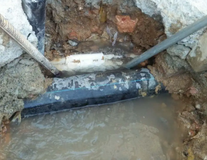 渝水测漏水之水管漏水
